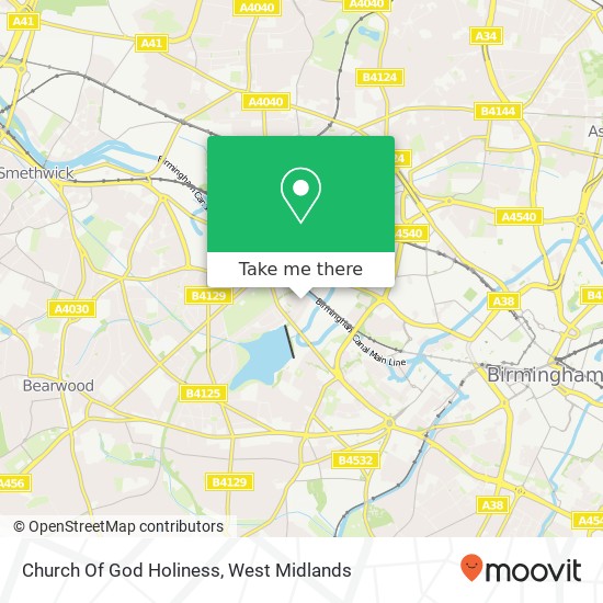 Church Of God Holiness map