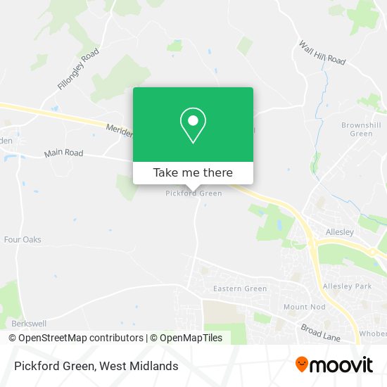 Pickford Green map