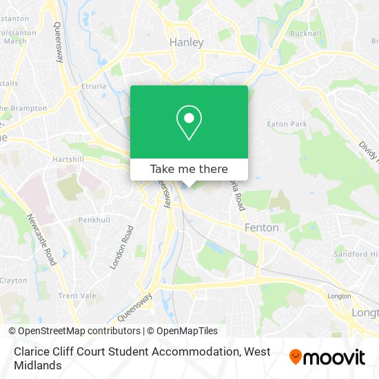 Clarice Cliff Court Student Accommodation map