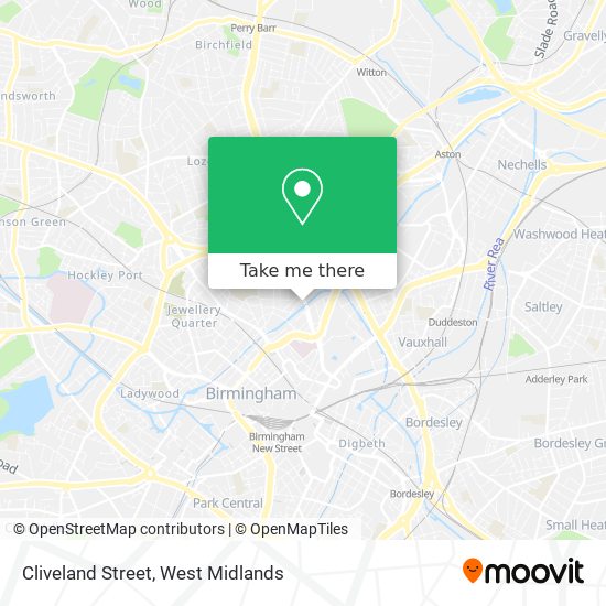 Cliveland Street map