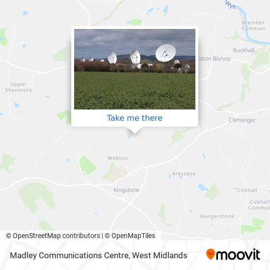 Madley Communications Centre map