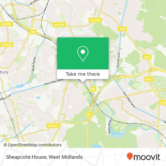 Sheapcote House map