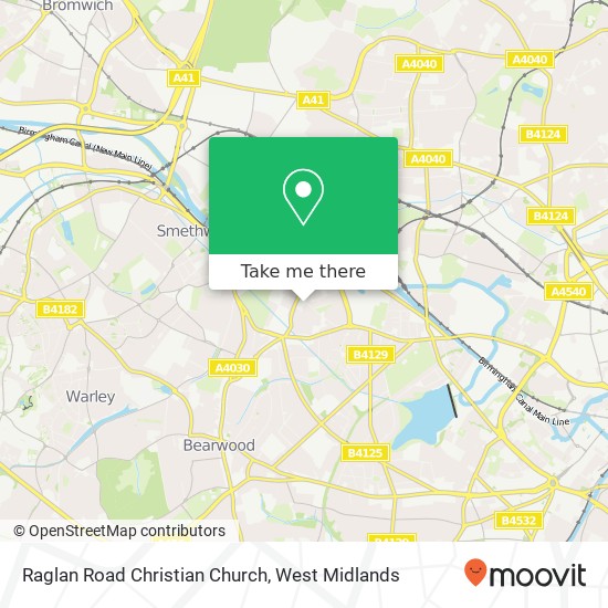 Raglan Road Christian Church map