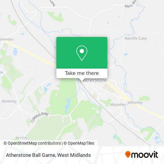 Atherstone Ball Game map