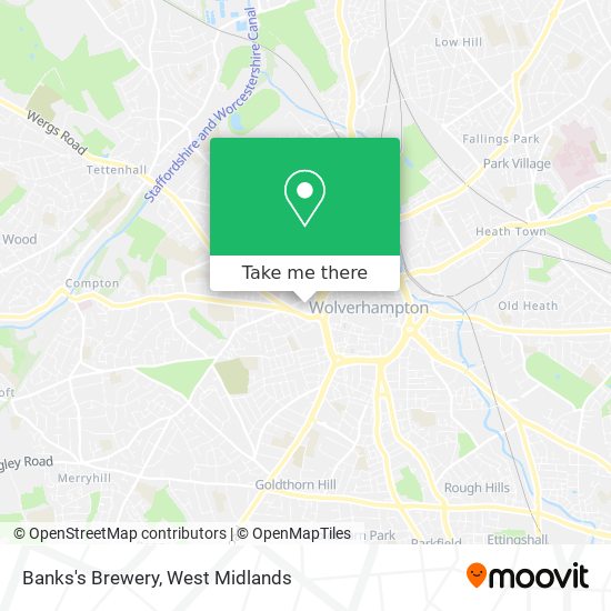 Banks's Brewery map