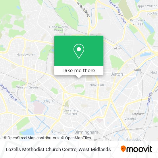 Lozells Methodist Church Centre map