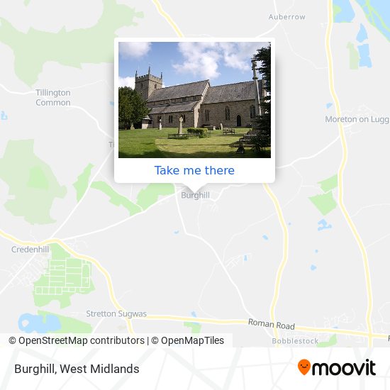 Burghill map