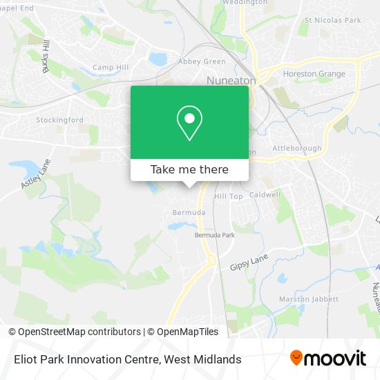 Eliot Park Innovation Centre map