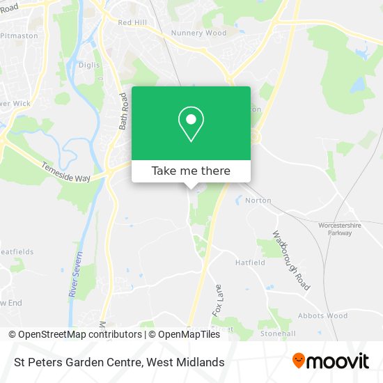 St Peters Garden Centre map