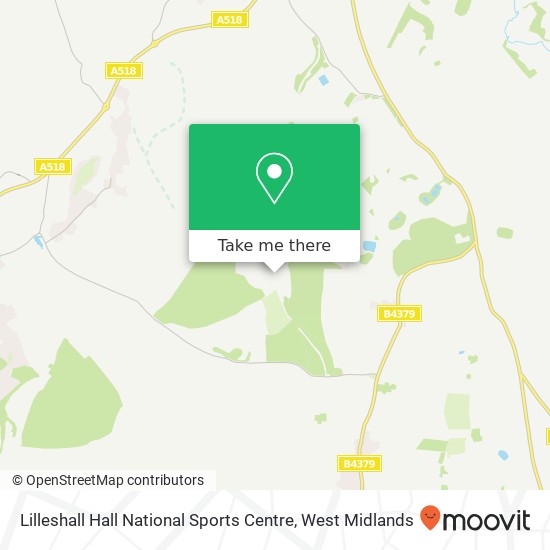 Lilleshall Hall National Sports Centre map