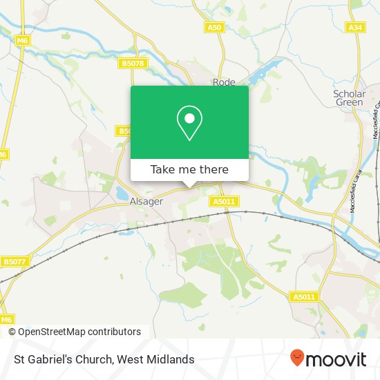 St Gabriel's Church map