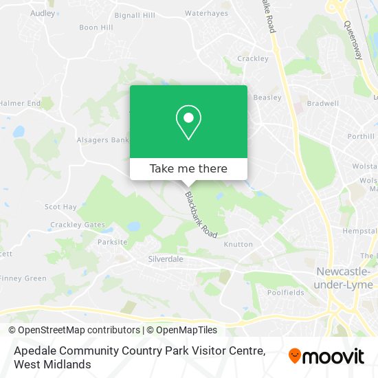 Apedale Community Country Park Visitor Centre map