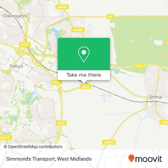 Simmonds Transport map