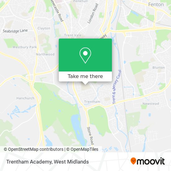 Trentham Academy map