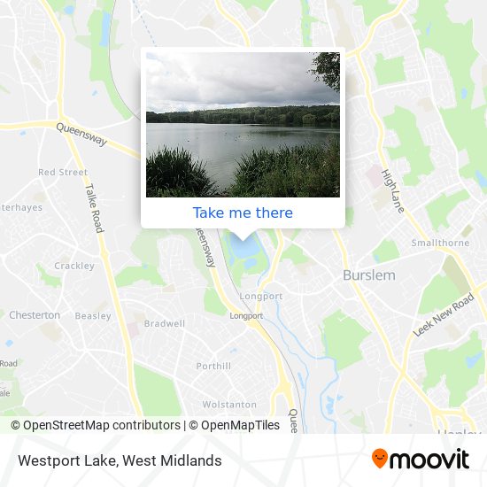 Westport Lake map
