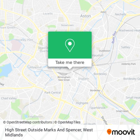 High Street Outside Marks And Spencer map