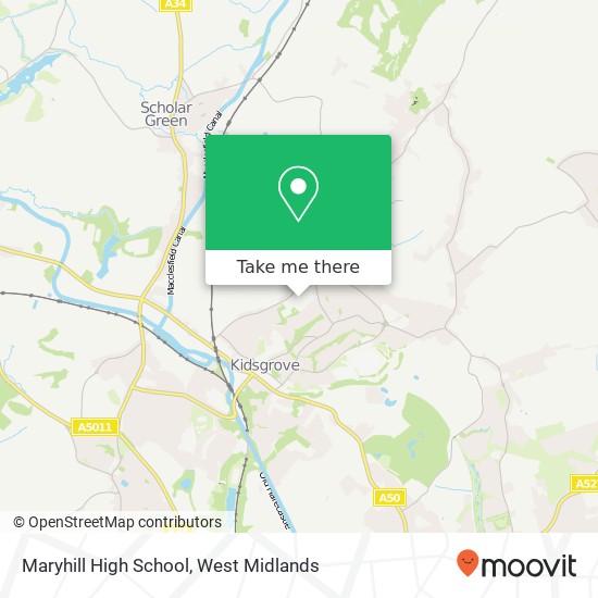 Maryhill High School map