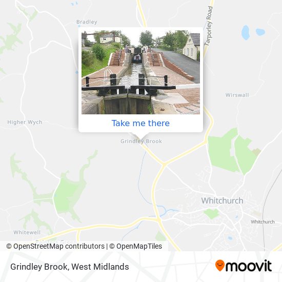 Grindley Brook map