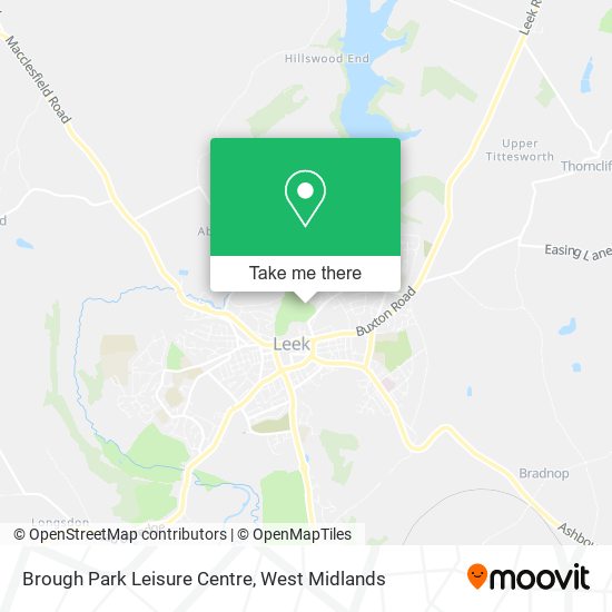 Brough Park Leisure Centre map