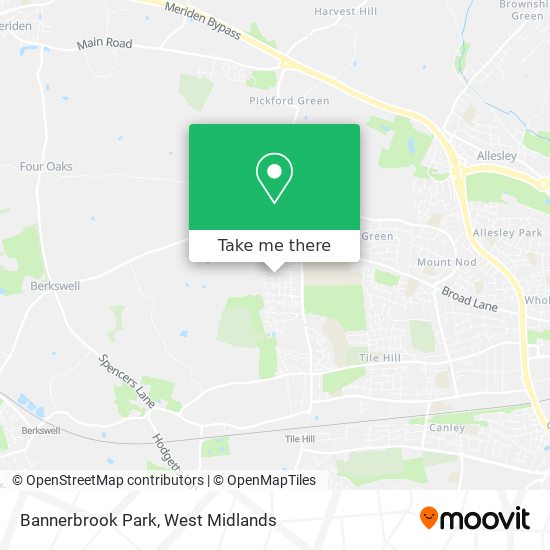 Bannerbrook Park map