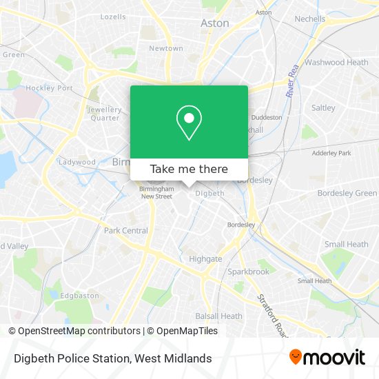 Digbeth Police Station map