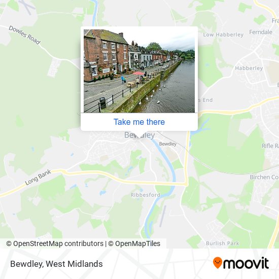 Bewdley map