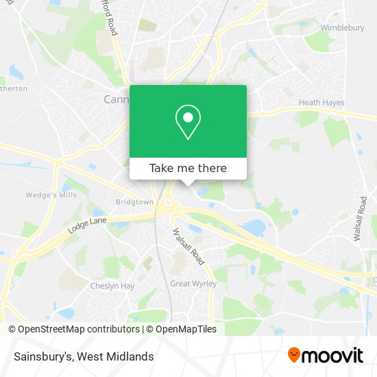 Sainsbury's map