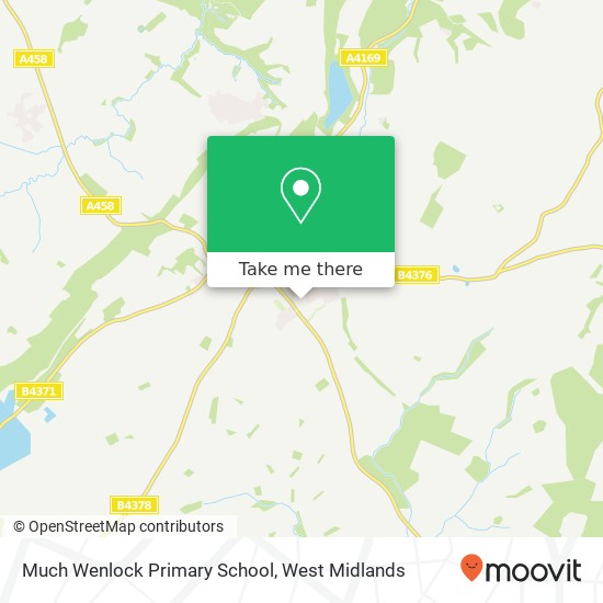 Much Wenlock Primary School map