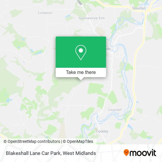 Blakeshall Lane Car Park map