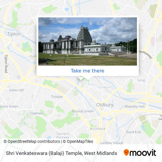 Shri Venkateswara (Balaji) Temple map