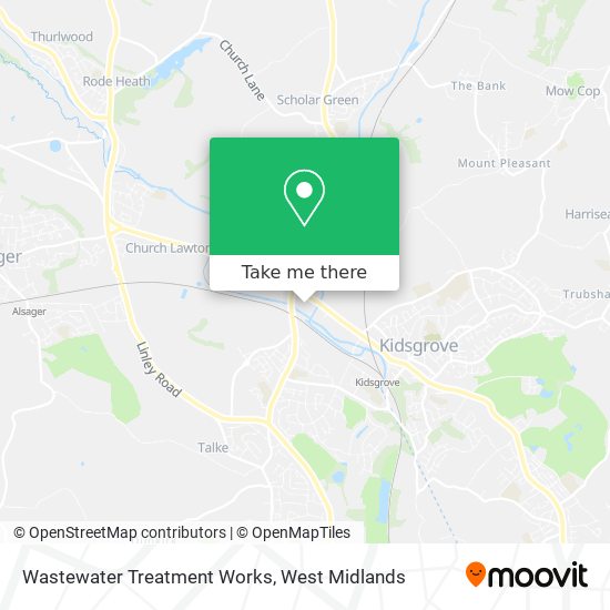 Wastewater Treatment Works map