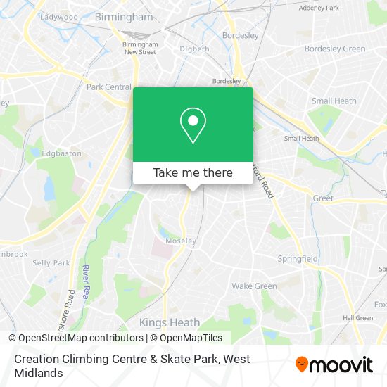 Creation Climbing Centre & Skate Park map