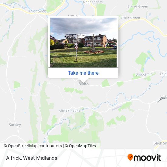 Alfrick map