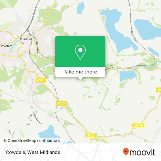 Cowdale map