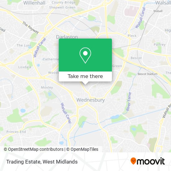 Trading Estate map