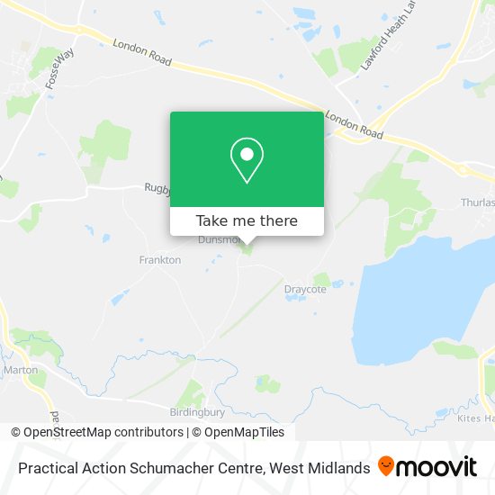 Practical Action Schumacher Centre map