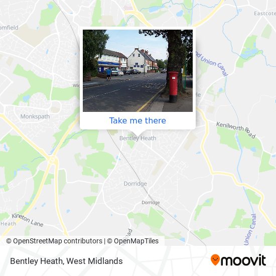 Bentley Heath map