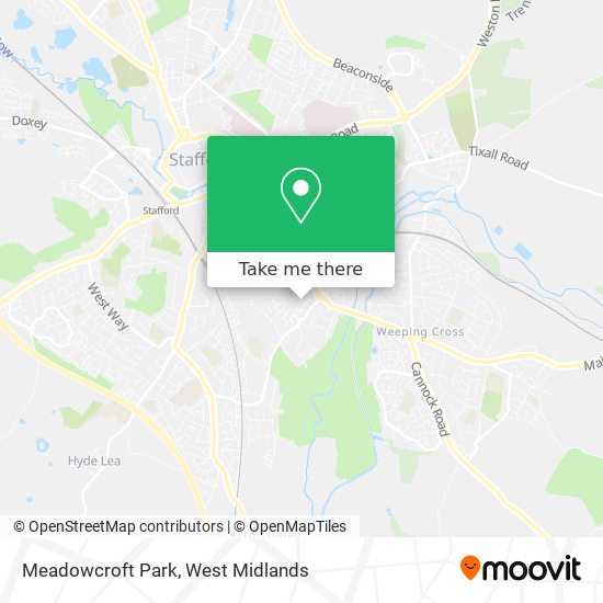 Meadowcroft Park map