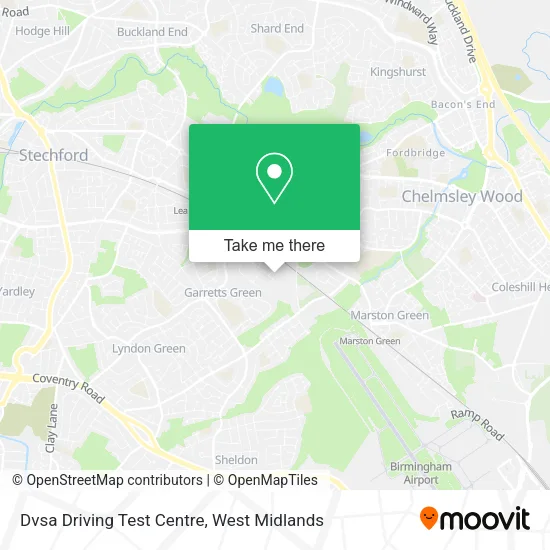 Dvsa Driving Test Centre map