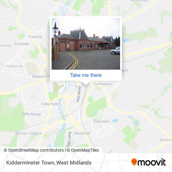 Kidderminster Town map