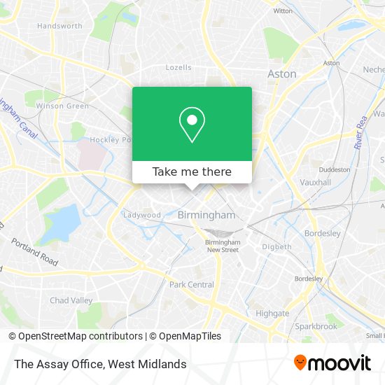 The Assay Office map