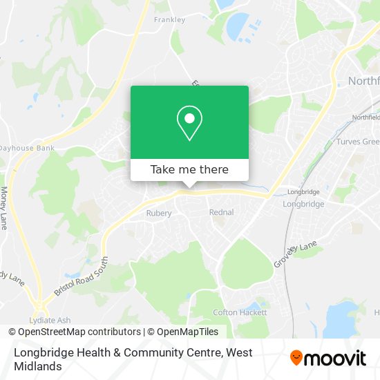 Longbridge Health & Community Centre map