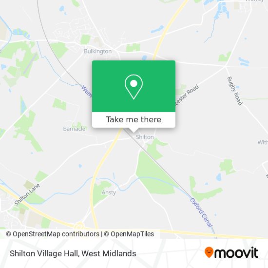 Shilton Village Hall map