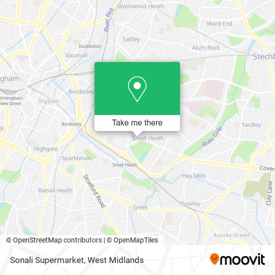 Sonali Supermarket map