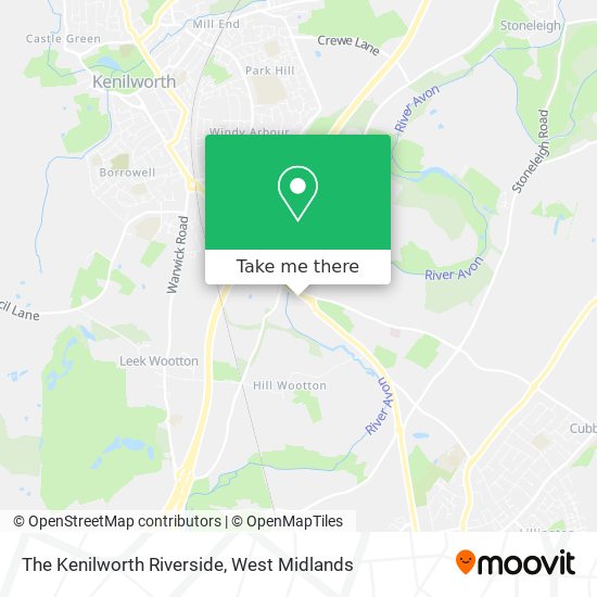 The Kenilworth Riverside map