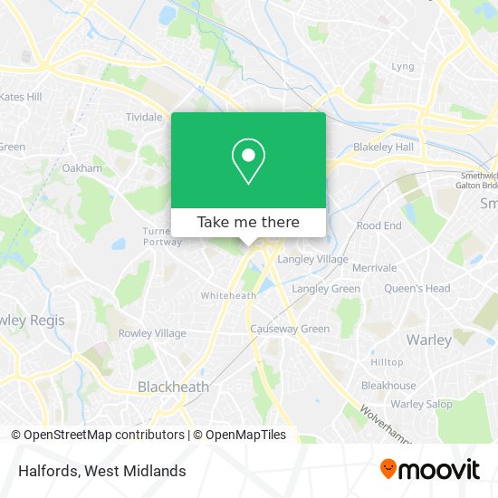 Halfords map