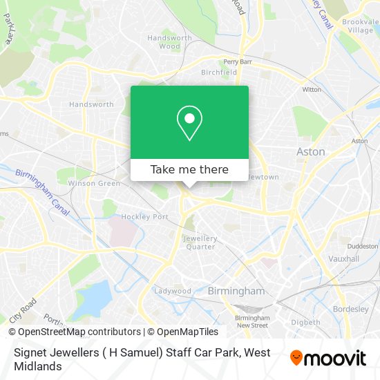 Signet Jewellers ( H Samuel) Staff Car Park map