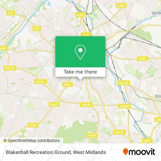 Blakenhall Recreation Ground map