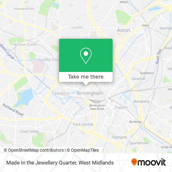 Made In the Jewellery Quarter map