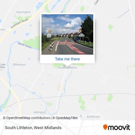 South Littleton map